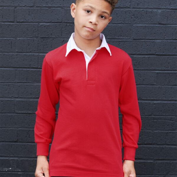 Front Row Kids Classic Rugby Shirt Thumbnail
