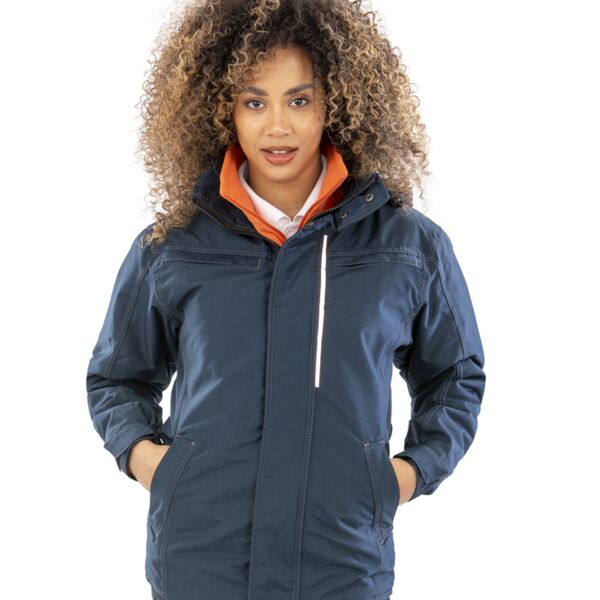 Result Work-Guard Denim Texture Rugged Jacket Thumbnail